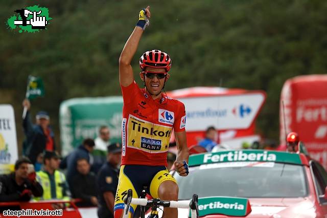 Vuelta a España 2014...Etapa 16...Gana español Alberto Contador... Líder: Contador