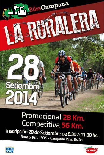 CARRERA DE RURAL BIKE EN CAMPANA en , Buenos Aires, Argentina