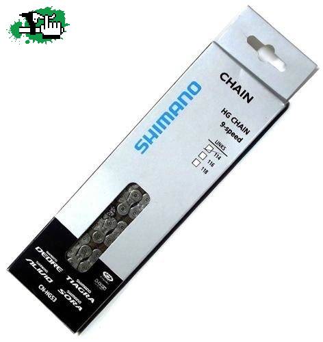 Cadena Shimano Hg53 Especial 9vel - Deore Tiagra Alivio Sora de Interbici2100 Cadena,Piñon, Corona Cadena Shimano Hg53 Especial 9vel - Deore Tiagra Alivio Sora