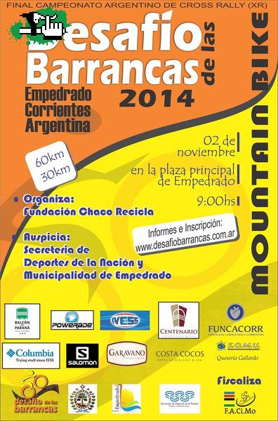 DESAFIO DE LAS BARRANCAS - CAMPEONATO ARGENTINO DE CROSS RALLY (XCR)   en Empedrado, Corrientes, Argentina