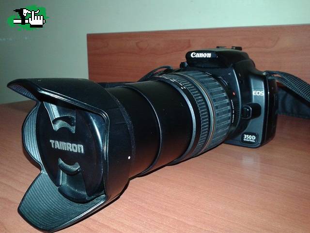 CAMARA REFLEX DIGITAL CANON PROFECIONAL Y ZOOM TAMROM 18-200