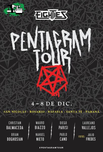 EIGHTIES PENTAGRAM TOUR