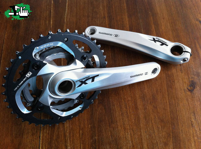 Plato palanca Shimano m780 crankset, excelente estado!!!, en BTT