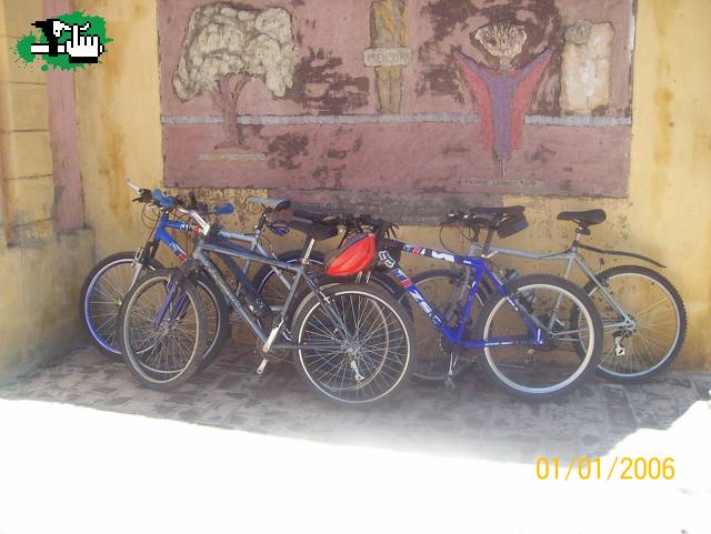la bicis descansando en san marcos 