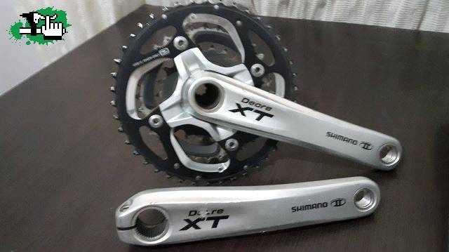 palanca Shimano Piñon Slx y Cadena deore usada en Venta -