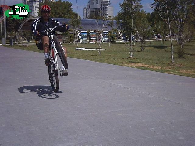 One-Handed wheelie¡