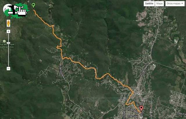 DH de 9.73 km en Coln, Crdoba, Argentina