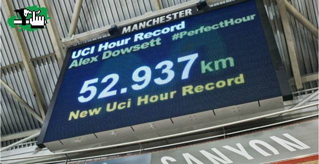 RECORD DE LA HORA PARA ALEX DOWSET 