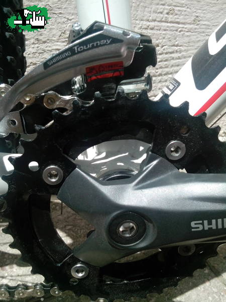 plato 38 shimano adaptado