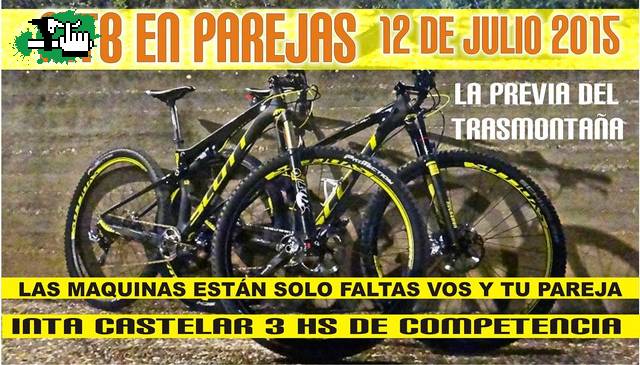 13º RETO AL REINO CARRERA EN PAREJAS DE 3 HS DE DURACION