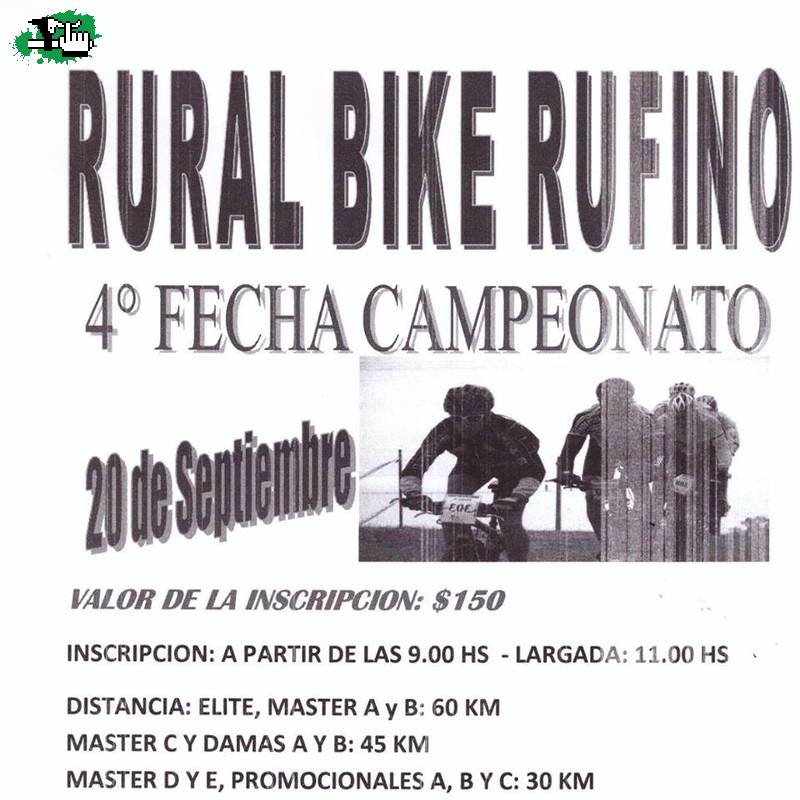 Rural Bike Rufino...Fecha 4 de 5.