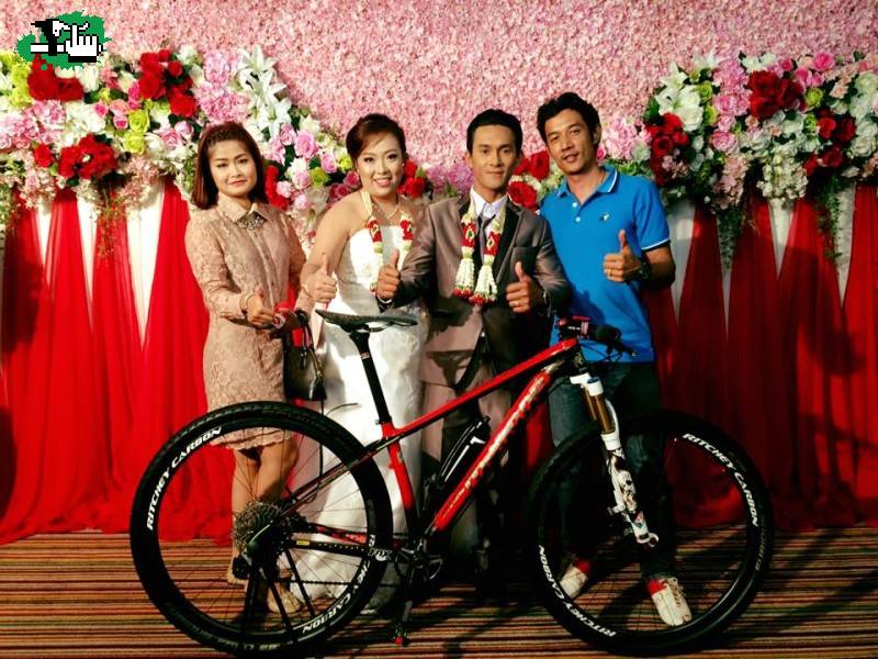 Matrimonio en bicicleta