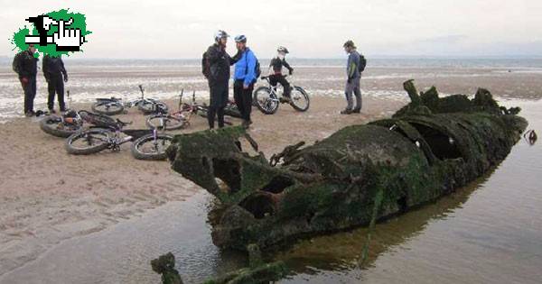 Ciclistas encuentran submarino aleman en Las grutas