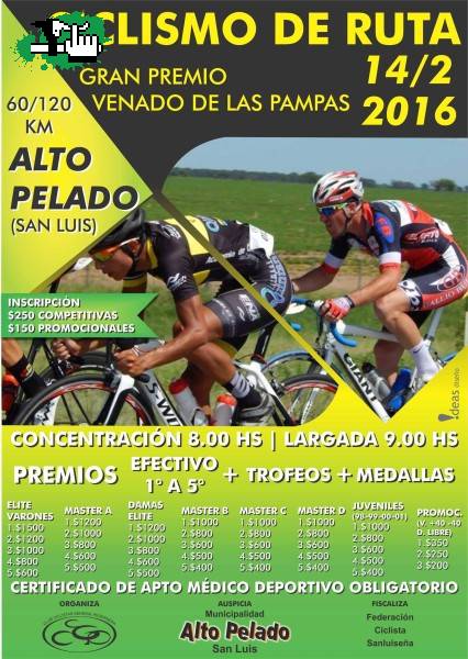 CICLISMO DE RUTA - Gran Premio "Venado de las Pampas"