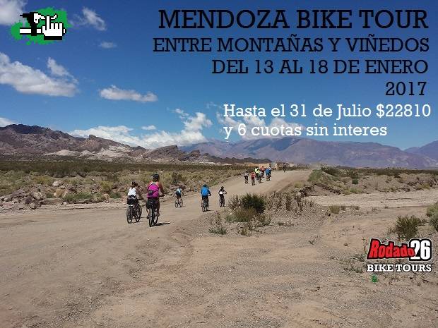 Mendoza Bike Tour, entre montañas y viñedos.