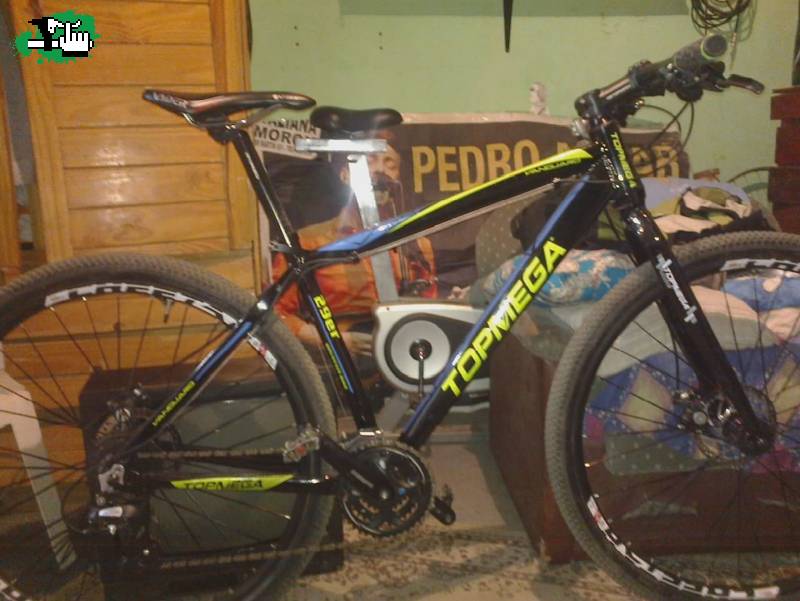 Me robaron la bici Mtb marca Top mega negra con detalles amarillo y azul rodado 29 talla m en colect