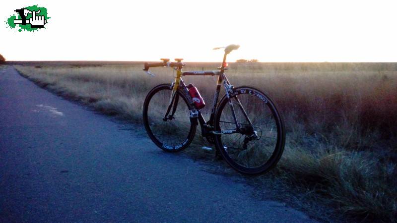 Linda tarde de pedaleo.