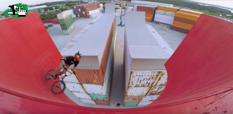 Saltando container y un wallride imposible