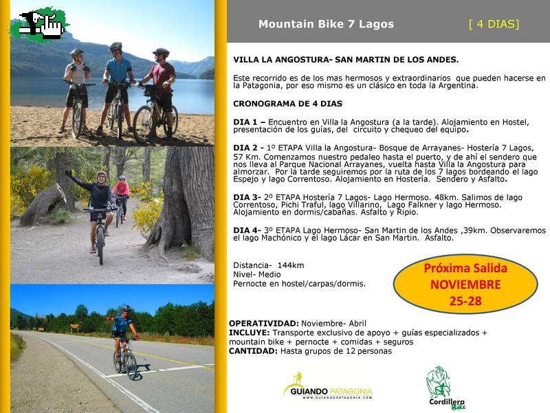 Mountain bike en 7 Lagos