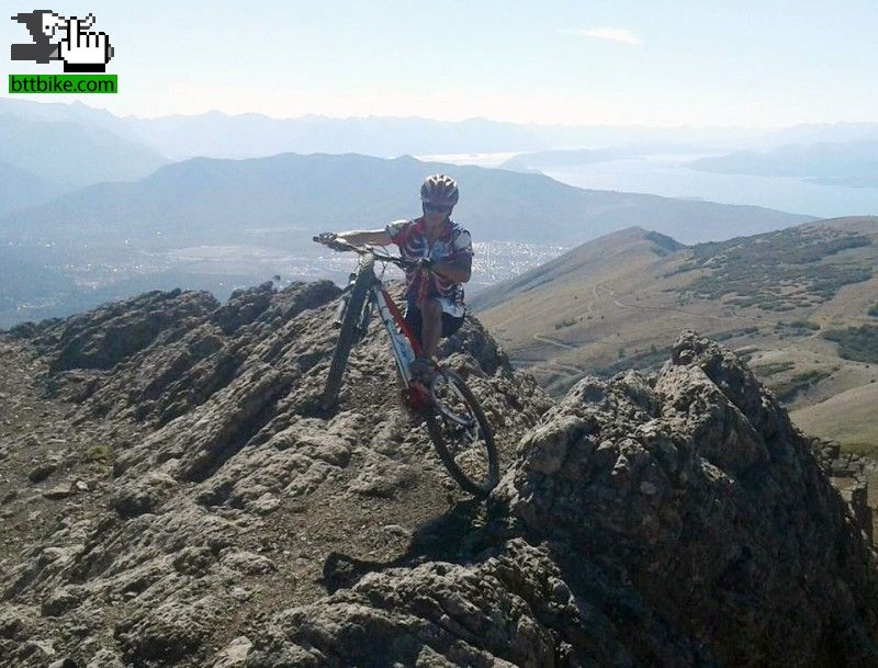 Cerro carbon hacia el mesa, Bariloche