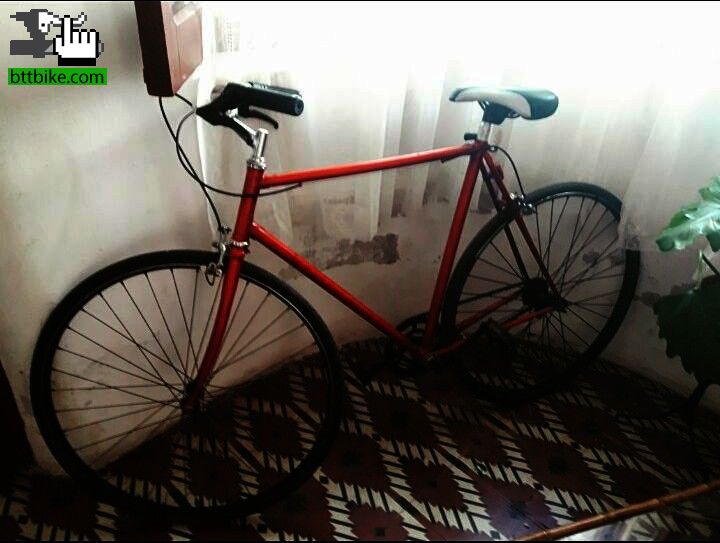 Fixie restaurada el antes y el despues