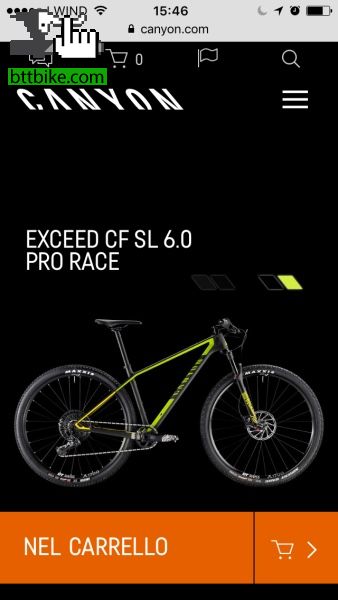 canyon exceed cf sl 6.0 pro race 2017