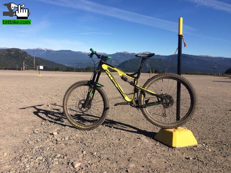 Mi bike en la Cordillera!