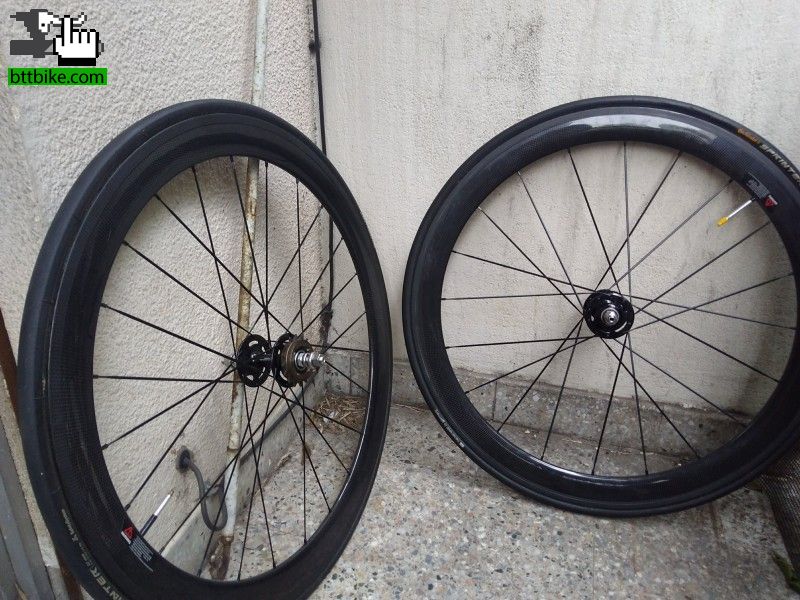 Rueda de Carbono Pista COMPLETAS Y + Tubular POR RUEDAS DE RUTA