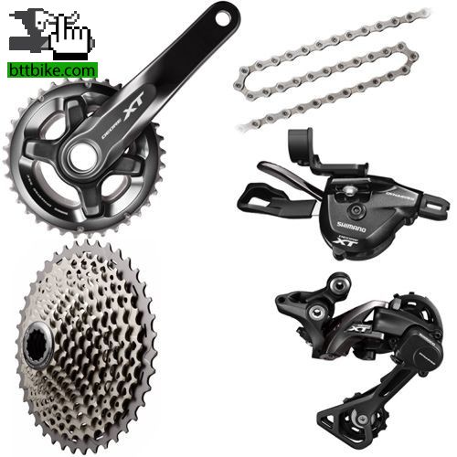 Cambio, Shifter,Descarrilador GRUPO XT 1X11 SHIMANO