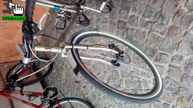 Reforma freno a disco delantero en bici urbana