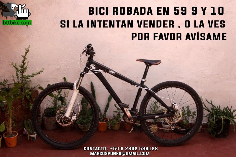 Bici UMF robada en la plata