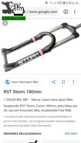 Vendo Busco horquilla rst storm 180mm