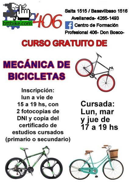 curso gratis mecanico bicicleta