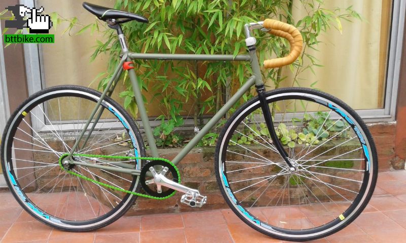 Bicicleta Pistera Restaurada 80s Empipada Fixie Contra Pedal