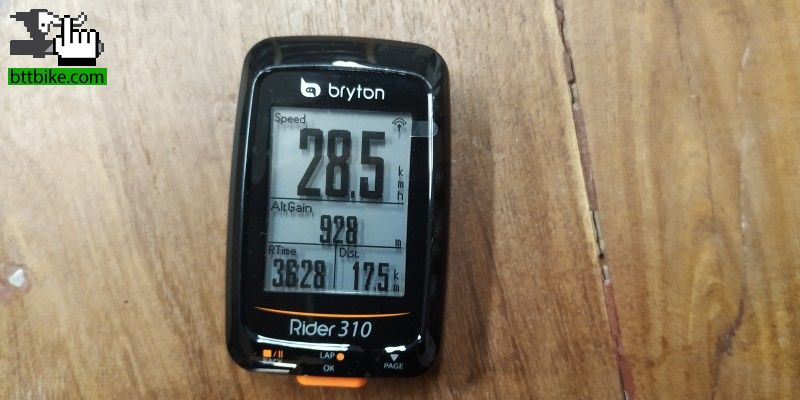 Bryton Ryder 310 de RAMONEL Computadora, Polar,Pulsómetro, GPS, Reloj Bryton Ryder 310