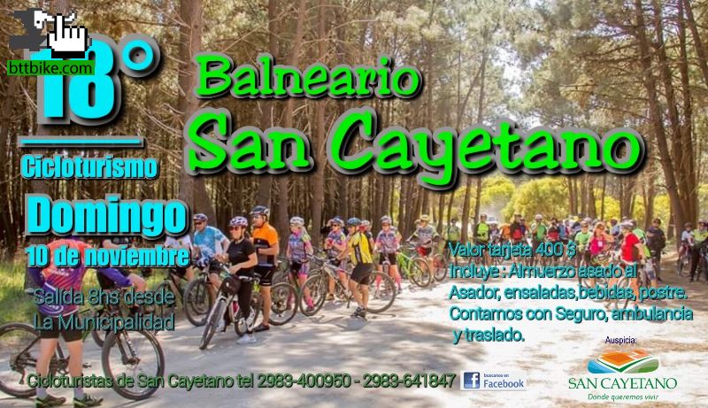 cicloturistas de San Cayetano