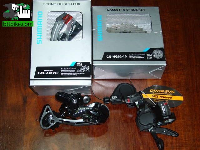 Cambio, Shifter,Descarrilador Shimano deore de 10v grupos completos