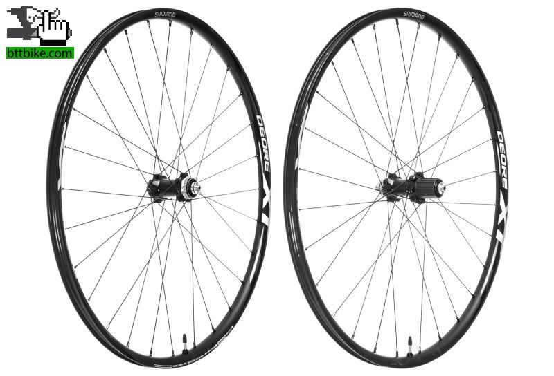 Coppia Ruote Bici 28'' Airtec1 Con Mozzi Shimano DH-3D32 (Dinamo) E Deore FH-M525 - Cerchi Doppia Parete, Nere