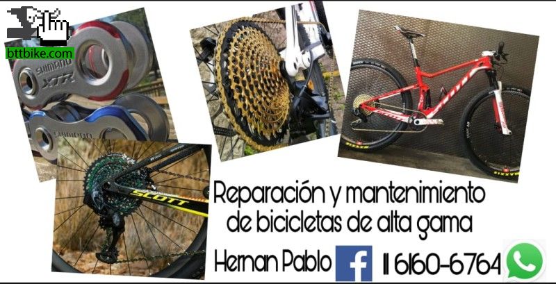 Mantenimiento y reparación de bicicletas de alta gama 