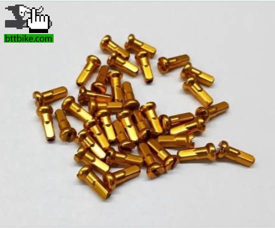 Vendido Niples Para Rayos Bicicleta 2x12mm Alum. Anonizado Dorados de ezito2012 Ruedas, Cubiertas, Llantas Vendido Niples Para Rayos Bicicleta 2x12mm Alum. Anonizado Dorados