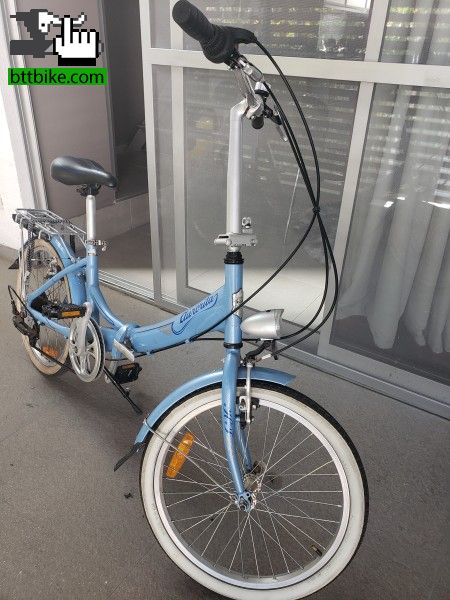 Bicicleta Plegable Aurora Classic Aluminio Shimano + Linga usada en Venta -  BTT