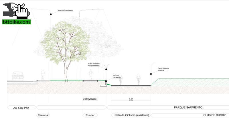 Parque Sarmiento: preadjudicaron la construcción de la pista de ciclismo