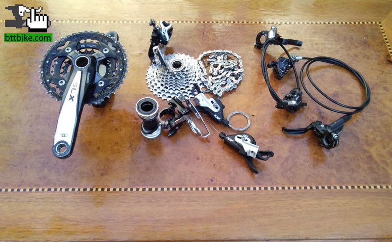 GRUPO SHIMANO SLX COMPLETO +FRENOS SLX 10V de foxy2007 Frenos Manijas Discos GRUPO SHIMANO SLX COMPLETO +FRENOS SLX 10V