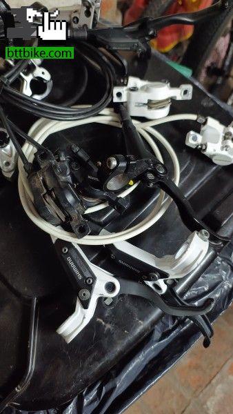 Juego de frenos Shimano m445 de Jjga Frenos Manijas Discos Juego de frenos Shimano m445