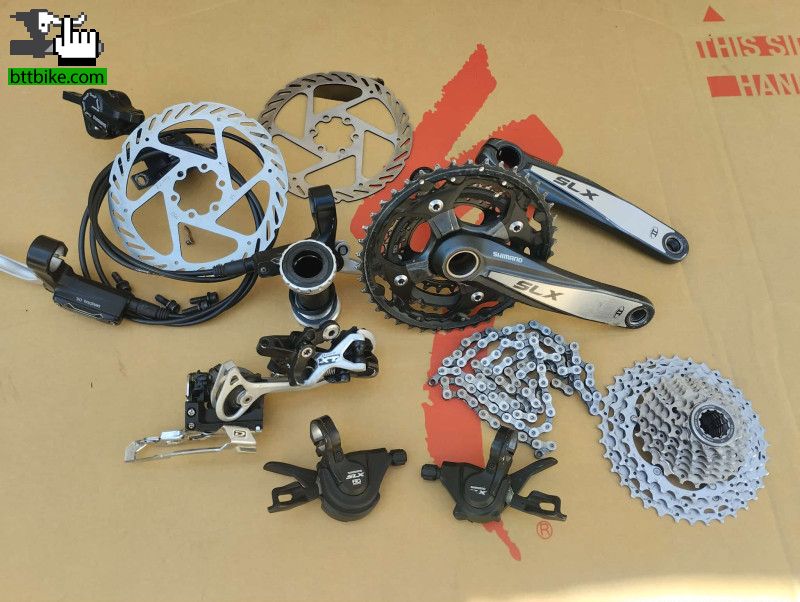 GRUPO SHIMANO SLX COMPLETO CON FRENOS de foxy2007 Cambio, Shifter,Descarrilador GRUPO SHIMANO SLX COMPLETO CON FRENOS