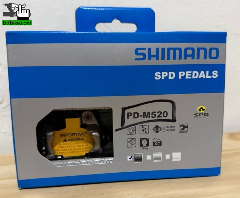 pedales shimano m520 de faq1990 Pedales, Trabas, Punteras pedales shimano m520