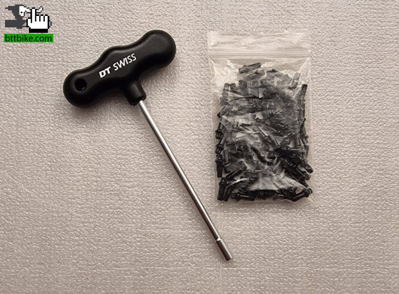 74x Cabecillas DT Swiss Squorx Pro Head Alu + Llave DT Swiss de SFER1 Ruedas, Cubiertas, Llantas 74x Cabecillas DT Swiss Squorx Pro Head Alu + Llave DT Swiss