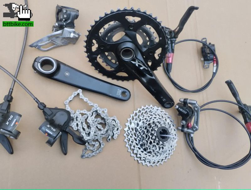 Grupo shimano XT/ SLX ++ frenos sram cr carbono 3X9V de foxy2007 Cambio, Shifter,Descarrilador Grupo shimano XT/ SLX ++ frenos sram cr carbono 3X9V