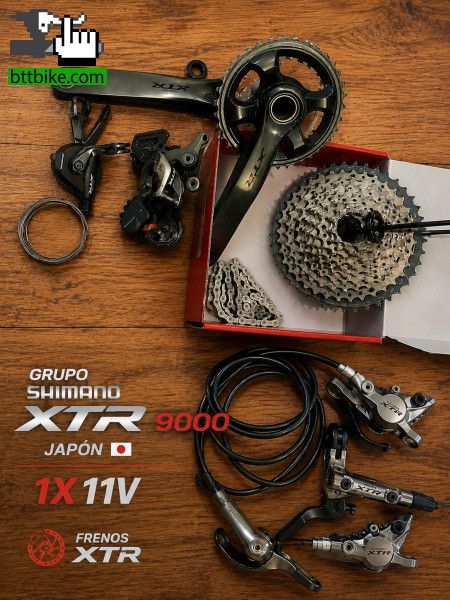 GRUPO COMPLETO SHIMANO XTR 9000 1X11V+ FRENOS XTR de foxy2007 Cambio, Shifter,Descarrilador GRUPO COMPLETO SHIMANO XTR 9000 1X11V+ FRENOS XTR