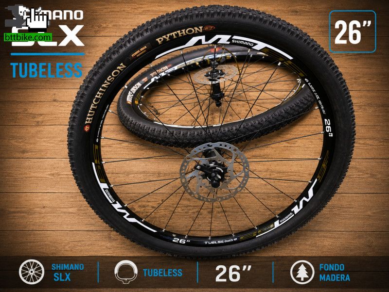 Shimano SLX Mt65 UST TUBELESS++ CUBIERTAS++ ROTORES SLX 26 de foxy2007 Ruedas, Cubiertas, Llantas Shimano SLX Mt65 UST TUBELESS++ CUBIERTAS++ ROTORES SLX 26